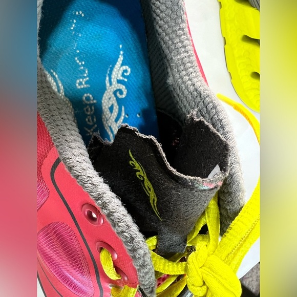 Hoka One One Conquest Red / Yellow Women’s Running Shoe 9.5 - Picture 10 of 16